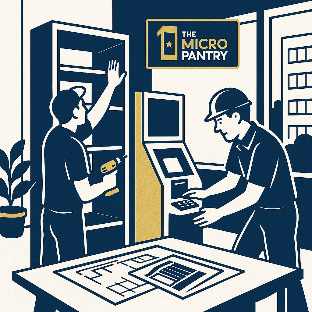 Micro Pantry grand opening fully stocked